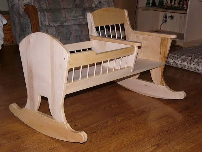 rocking chair bassinet combo