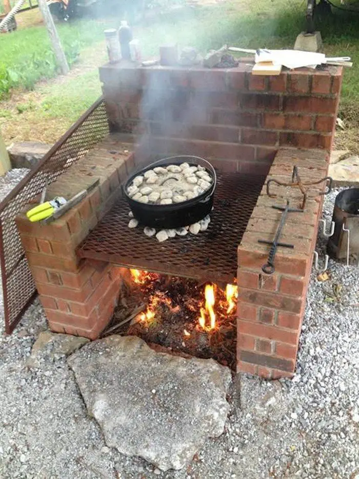 DIY Brick Barbecue 05