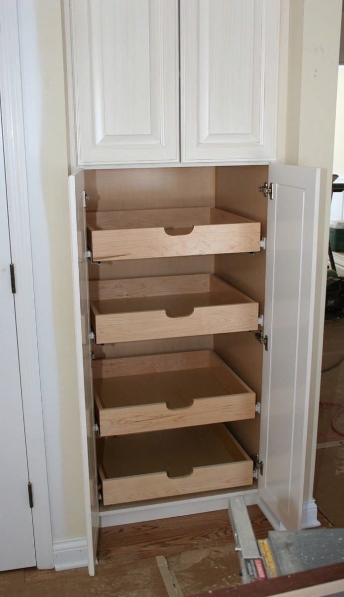 How To Build Pull Out Pantry Shelves DIY Projects For Everyone