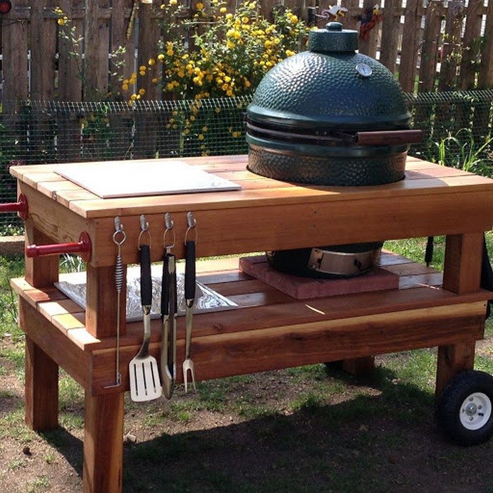 Build a barbecue grill table DIY projects for everyone!