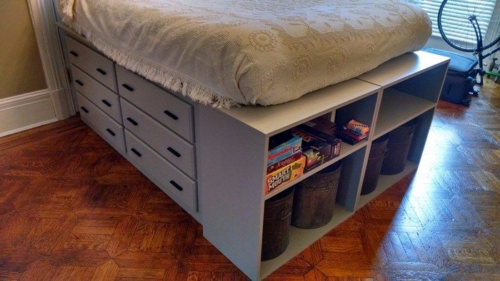 Build Platform Bed Storage