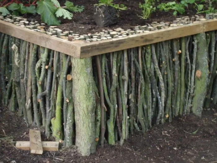 Natural Wood Raised Garden Samples
