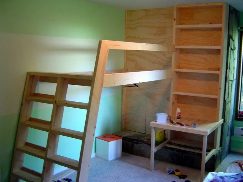 DIY Loft Bed17