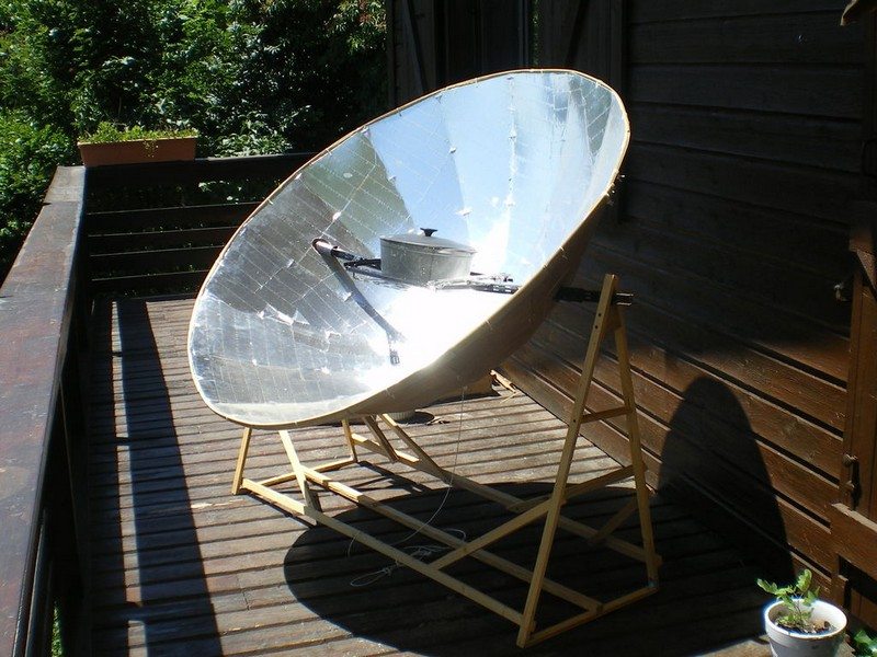 parabolic solar cooker diy