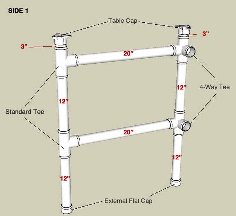 DIY PVC Table