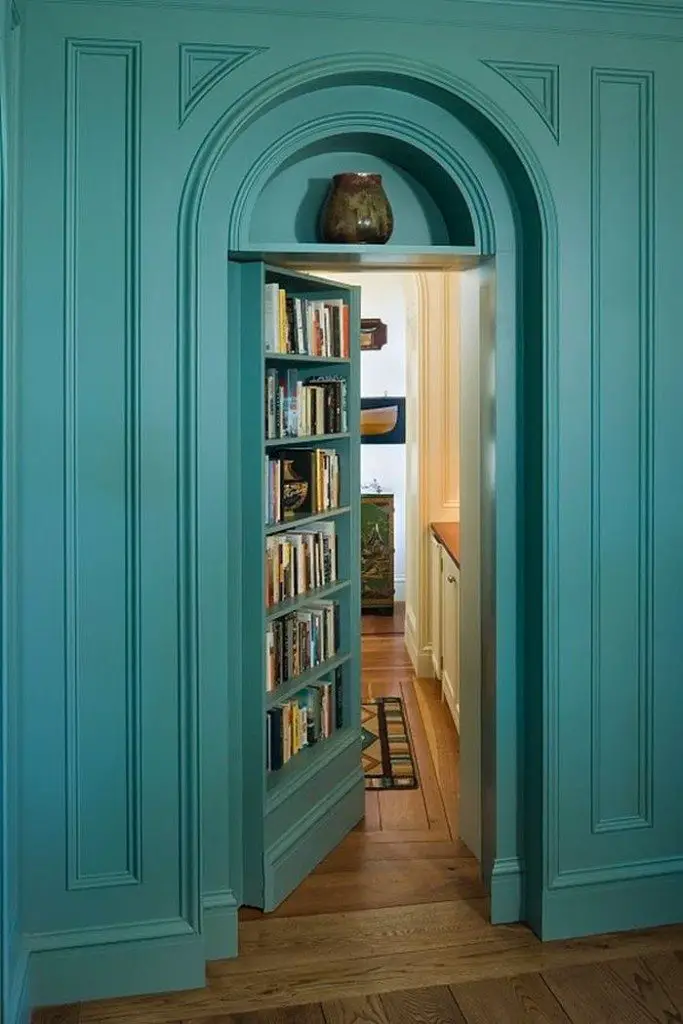 Turn A Bookcase Into Secret Door, Making A False Bookcase Door Locks