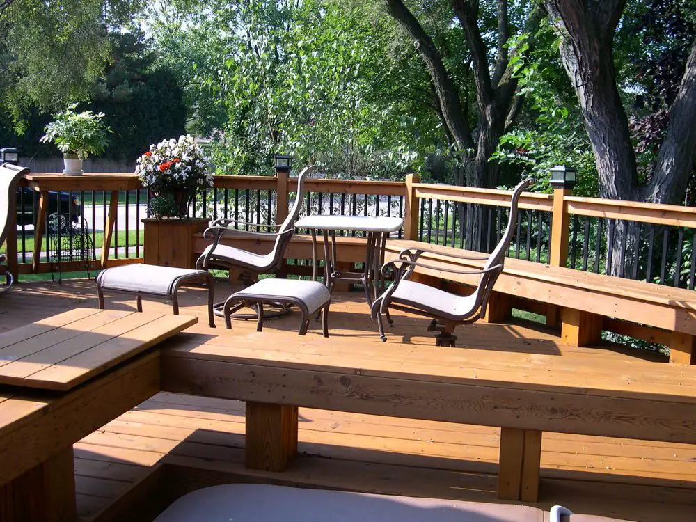 Have you considered building your seating along with your deck?