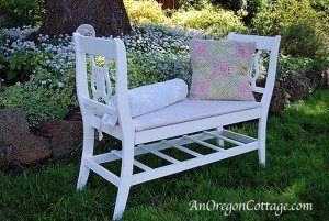 Garden Bench from Two Chairs