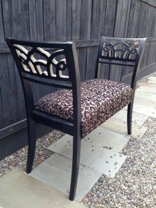 Garden Bench from Two Chairs