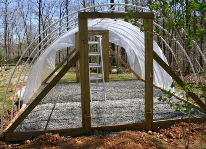 How to Build Your Own “Hoop House” That Glides Open and Close DIY