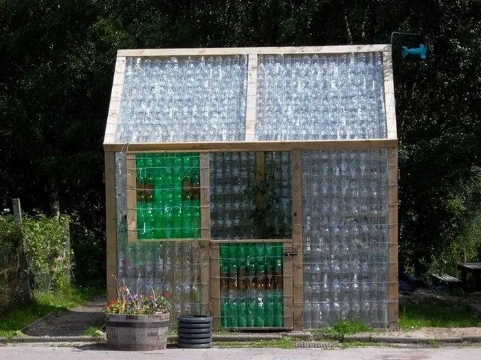 Plastic Bottle Greenhouse