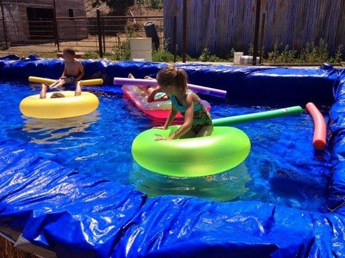 Makeshift Strawbale Pool Diy Projects For Everyone