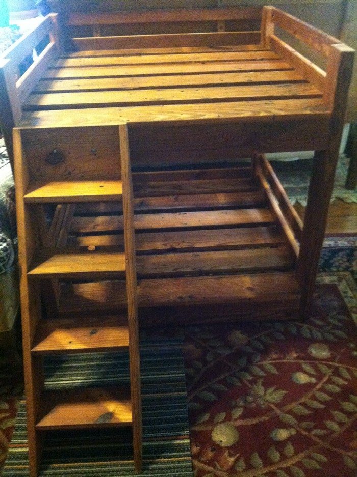 DIY Dog Bunk Bed 10