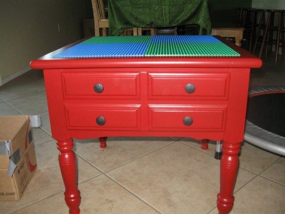 brilliant diy tables for storing and playing with lego