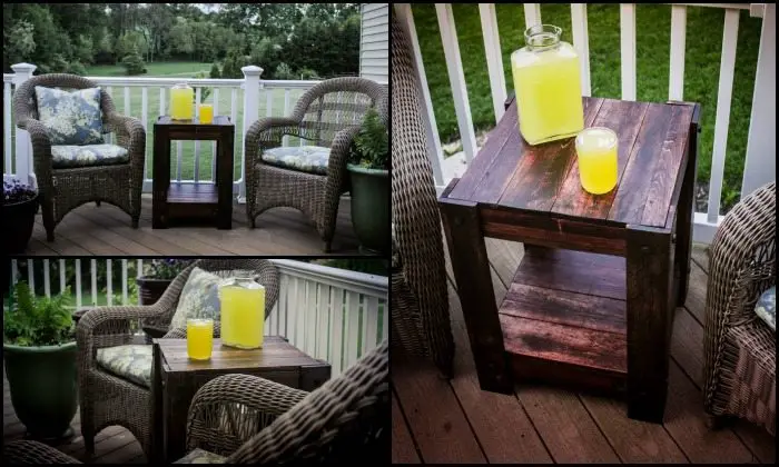 Pallet End Table Main Image