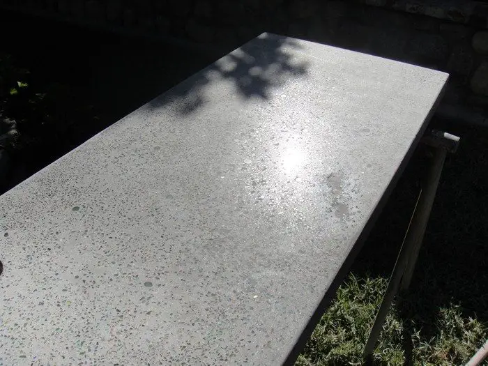 Polished Concrete Desk