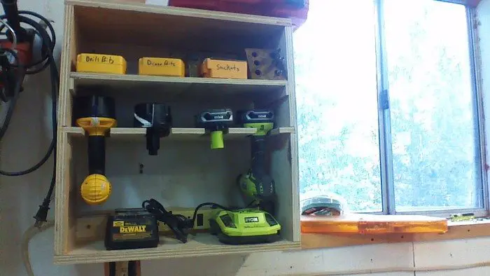 Cordless Drill Storage And Charging Station Diy Projects For Everyone
