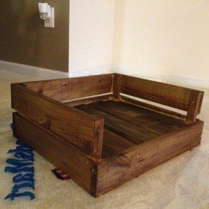 DIY Dog Pallet Bed