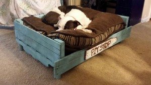 DIY Dog Pallet Bed