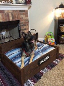 DIY Dog Pallet Bed