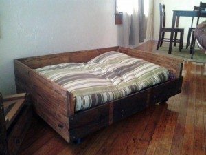 DIY Dog Pallet Bed