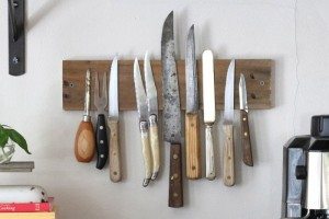 DIY Rustic Knife Rack