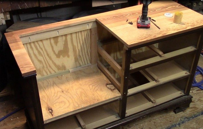 Dresser to Bench