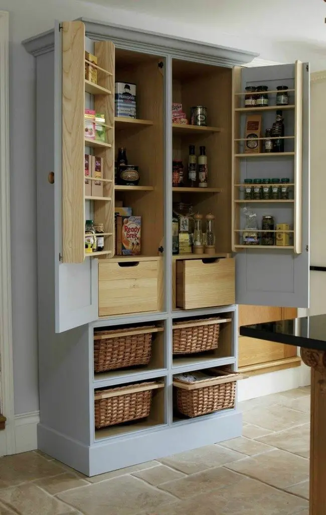 DIY Free Standing Kitchen Pantry