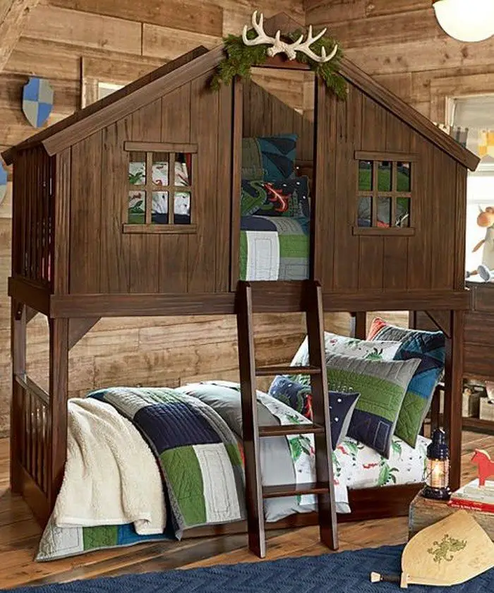 DIY Kids Cabin Bed