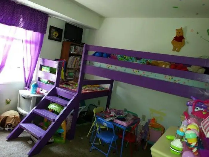 Loft Bed with Stair