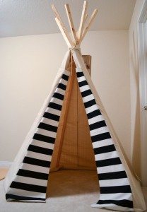 No Sew Teepee Tent