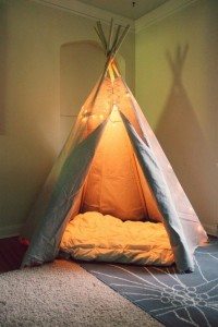 No Sew Teepee Tent