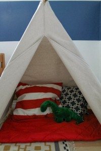 No Sew Teepee Tent