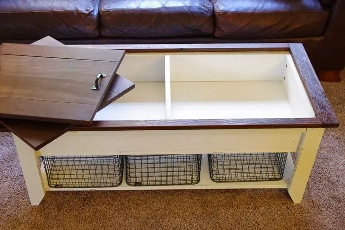 Coffee Table with Lego Storage