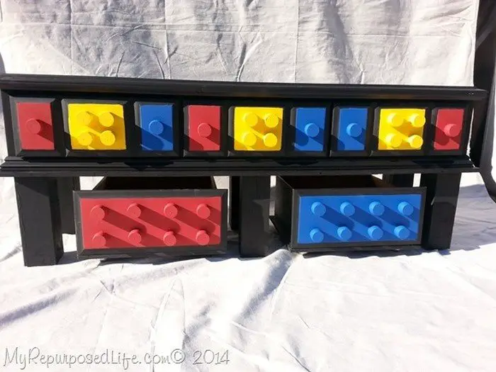 DIY Lego Themed Dresser