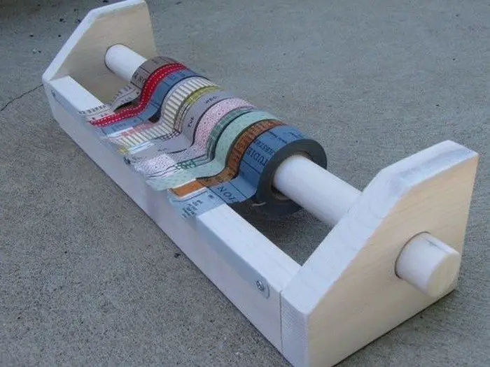 DIY Multi-Roll Tape Dispenser