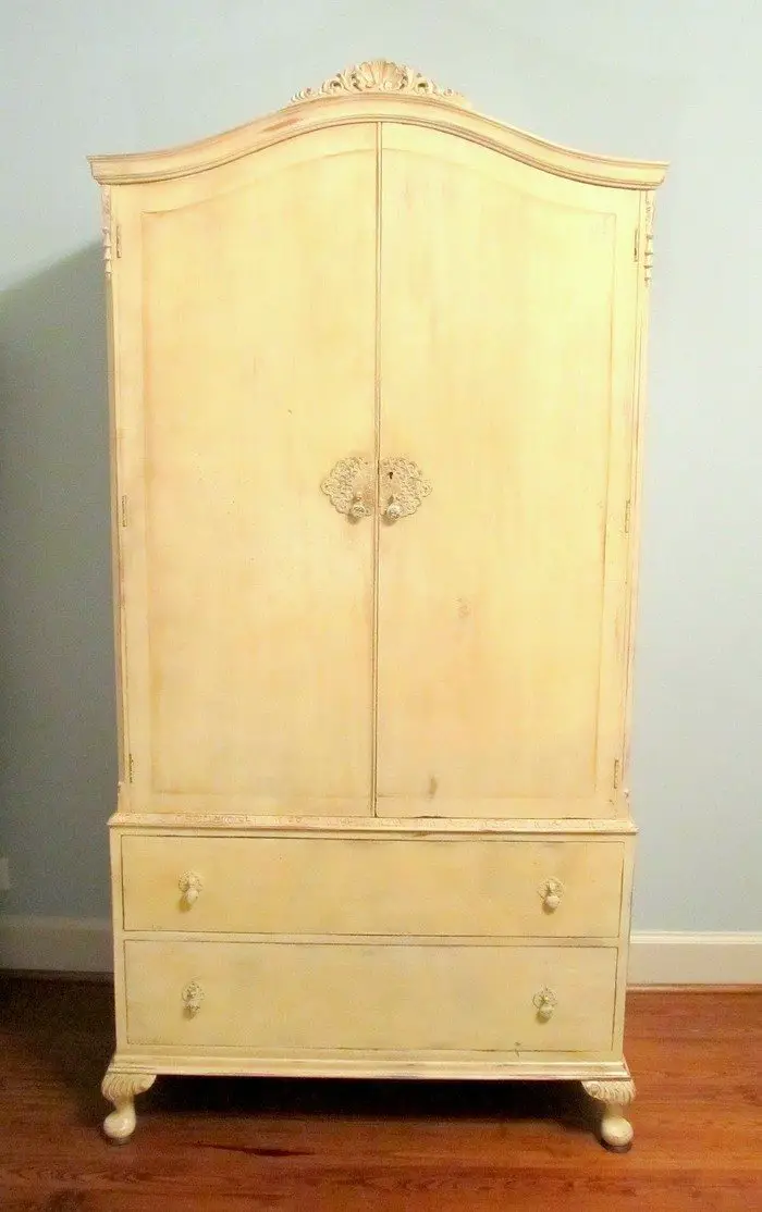 French Armoire Sewing Cabinet DIY projects for everyone!