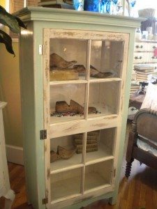 Old Window Pane Cabinet