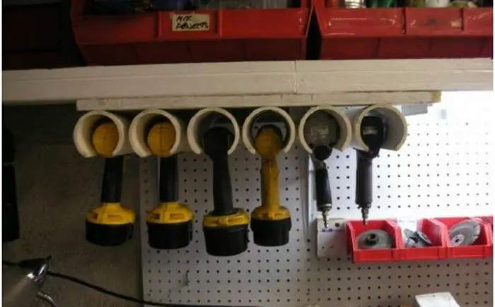 How to build a PVC drill storage unit DIY projects for 