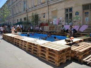 Pallet Swimming Pool