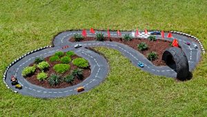 DIY Outdoor Race Car Track