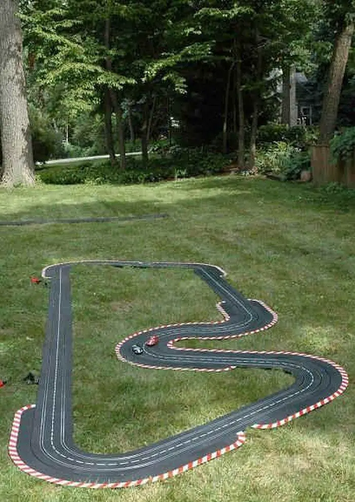 DIY Outdoor Race Car Track