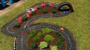 DIY Outdoor Race Car Track