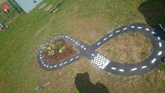 DIY Outdoor Race Car Track