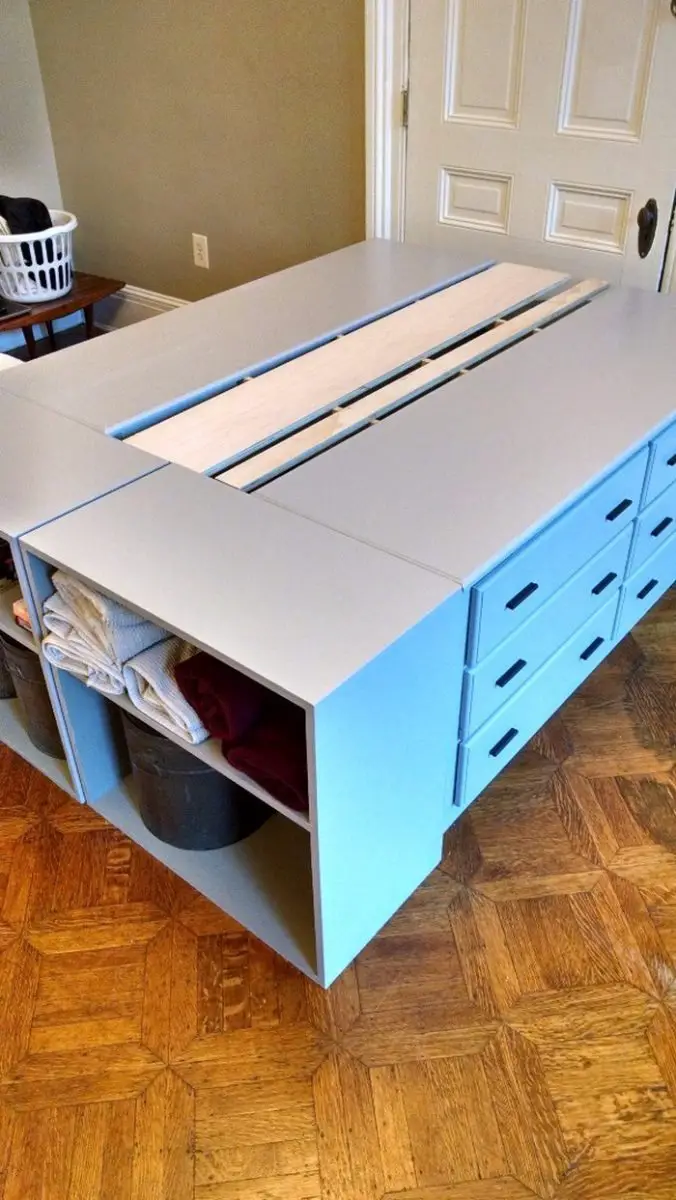 How to build a dresser platform bed from scratch DIY 