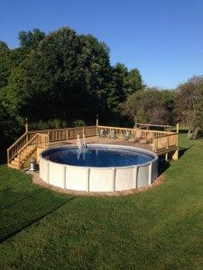 inexpensive above ground pool ideas