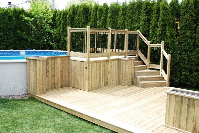 inexpensive above ground pool ideas