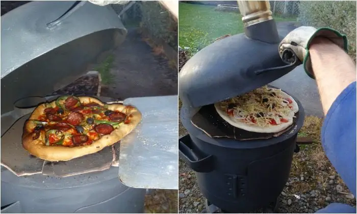 Patio Heater Pizza Oven Combo