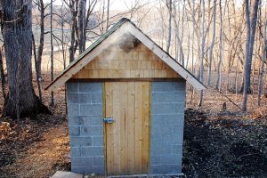 Cement Block Smokehouse