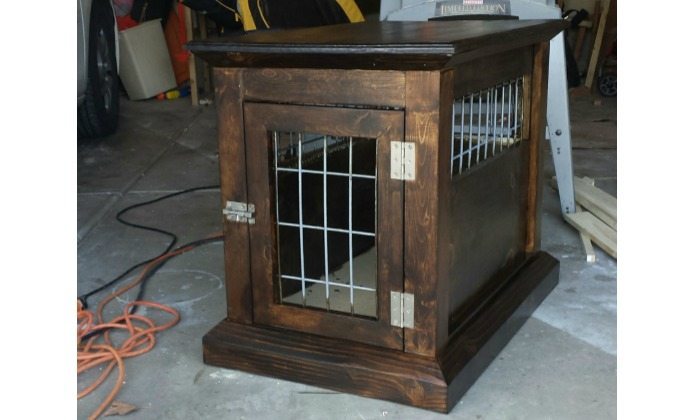 Dog Kennel End Table